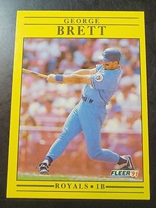 1991 Fleer Baseball #552 George Brett *BUY 2 GET 1 FREE*