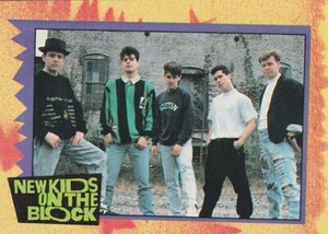 1989 NEW KIDS ON THE BLOCK SERIES 1 SINGLE TRADING CARD #3 SETTING RECORDS