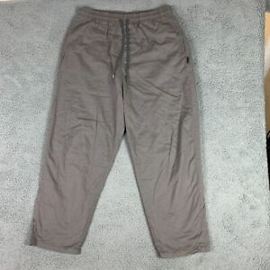 Neighborhood Japan Easy Pant Mens Large L Gray Drawstring Relaxed Straight Fit