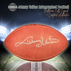 Johnny Unitas Autographed Football - Picture 1 of 5