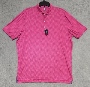 Johnnie-O Golf Featherweight Poloshirt Gallo Floral Azalea Herren L NEU Stretch - Bild 1 von 7