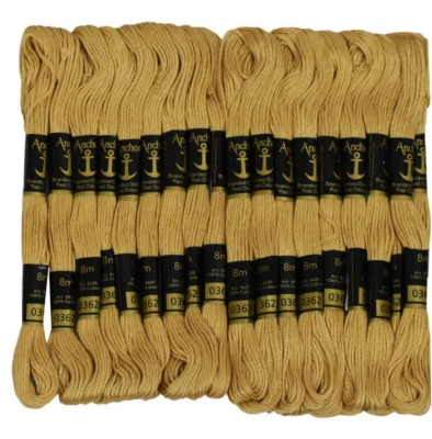 Anchor Threads Hand Cross Stitch Unique Needlecraft Knitting Embroidery,25 Skein - Image 1 of 4