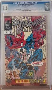 Spider-Man Edición Especial #1 CGC 9.8 Unicef correo, póster incluido veneno - Imagen 1 de 3