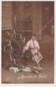 CPA Fantasía Feliz Noël Niño A Pie Del Árbol Regalos EDT Rex 4837 - Bild 1 von 1