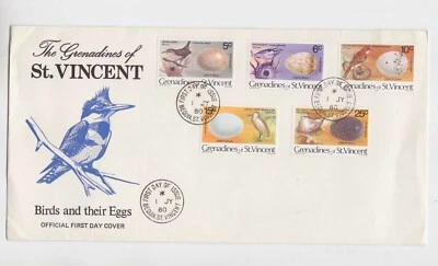 grenadies 1980 birds,eggs.on FDC         q91 - Image 1 of 2