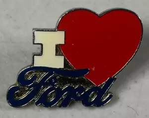 Ford Motorsport I Love Ford I Heart Ford Solapa Sombrero Chaqueta Camisa Mochila Prendedor - Imagen 1 de 2