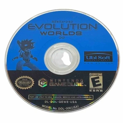 Nintendo GameCube Evolution Worlds (2002) Disc Only Tested Working Video Game - Image 1 of 4
