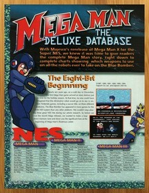 1998 Mega Man I II III 1 2 3 Nintendo NES Print Ad/Poster Official Promo Art 90s