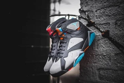 Hombre Air Jordan 7 Retro - 'Barcelona Days' - Gris Oscuro - Talla 11.5 - Nuevo - Imagen 1 de 4