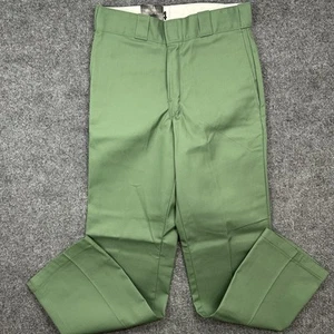 Dickies Pants Men’s Sz 28”x 32” 874 Work Wear Original Fit Twill Chino Green - Picture 1 of 6
