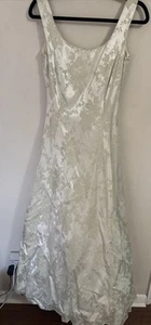 Abito da sposa classico Scott McCLINTOCK 5/6 oro da sposa e broccato champagne USA - Foto 1 di 8