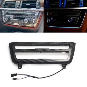 For BMW 3 4 Series 3GT Carbon Fiber Air Condition A/C Panel LED Ambient Light - Bild 1 von 6