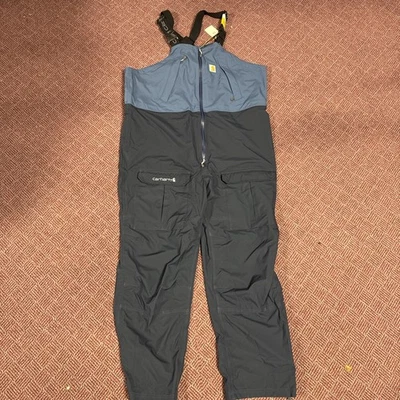 Carhartt 2XL XXL Storm Defender Force Extremes Fishing Angler Bib Overalls Mens - Image 1 of 4