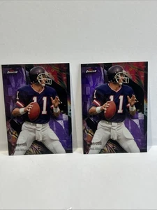 2024 Topps Finest Phil Simms Uncommon Purple /200 Giants #139 008 And 109 - Picture 1 of 5