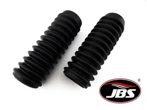 HONDA CB360G 74-75 FRONT FORK GAITERS RUBBER BOOT SET RUBBERS BOOTS - Picture 1 of 4