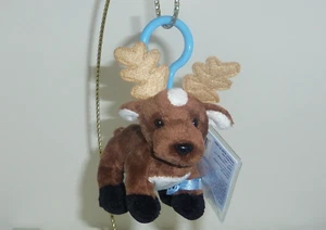 Holiday Reindeer 4" Webkinz Kinz Klip sealed unused code MWMT new WE000239 - Picture 1 of 2