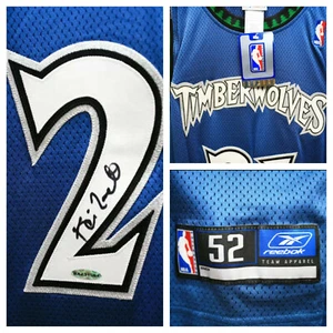 Kevin Garnett signiertes authentisches Trikot Wolves Reebok (UDA) - Bild 1 von 7