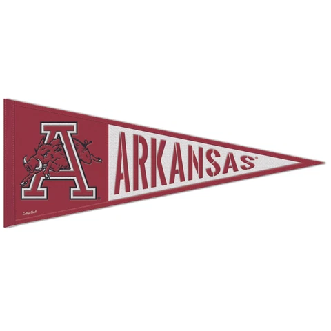 WinCraft Arkansas Razorbacks 13" x 32" Vault Pennant Cover