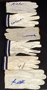 Golf Champions Signed Golf Gloves Lot 6 Masters PGA George Archer Autograph TPG - Picture 1 of 8