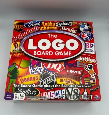 Spin Masters The Logo Board Game 2nd Edition 12+ 2-6 Players Iconic Companies - Image 1 of 4