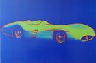 ANDY WARHOL Mercedes Benz lithograph Print signed 11x15in Edition limit Repro