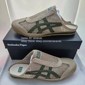 NUEVO Zapatos sin cordones unisex Onitsuka Tiger México 66 Sabot crema/mostaza 1183C123 - Imagen 1 de 52