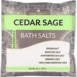 Soothing Touch Bath Salts Cedar Sage 8 Oz - Picture 1 of 2
