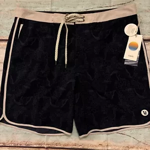 Neu VUORI Cruise Herren Boardshorts Ink Hydrangia Badehose dunkelblau Gr. 38 - Bild 1 von 8