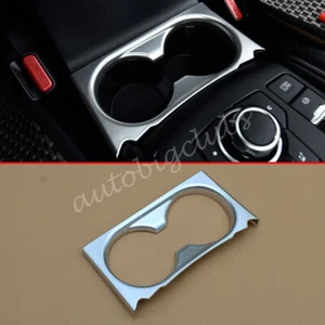 Para Mazda CX5 2017-2021 Cromo Mate Frontal Portavasos de Agua Cubierta Tapicería Piezas - Imagen 1 de 7