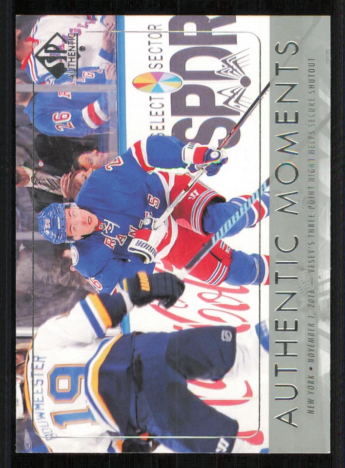 2016-17 SP Authentic #112 Jimmy Vesey AM - Image 1 of 2