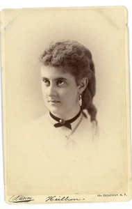 Vintage Cabinet Card Marie Heilbron Belgian operatic coloratura soprano Singer - Picture 1 of 2