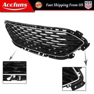 Fit For Ford Escape 2020 2021 2022 Front Bumper Grille Trim Black Grill Chrome - Bild 1 von 13