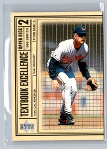 Libro de texto Cal Ripken Jr. 1999 Upper Deck Series 2 Excellence T5 Orioles MLB - Imagen 1 de 2