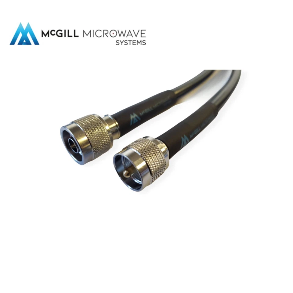 N Male to UHF male PL259 Cable Coaxial RG213 Tinned Copper Shield - LOWEST LOSS - Image 1 of 4