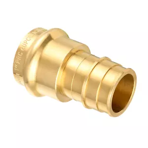 Adaptador de prensa de latón de expansión EFIELD 2" × 2" PEX A 1 paquete sin plomo - Imagen 1 de 6