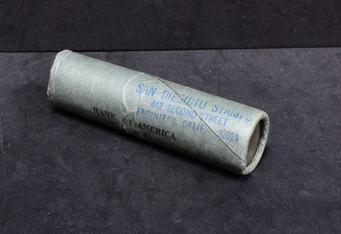 1967 Jefferson Nickel Bank Wrapped BU Roll - 40 Coins Cover