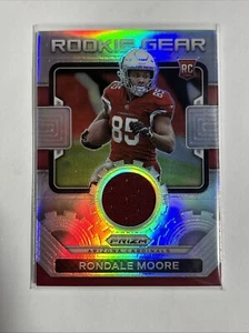 2021 Prizm Rondale MOORE ROOKIE GEAR Silver Prizm PATCH #RG-17 RC CARDINALS - Bild 1 von 2