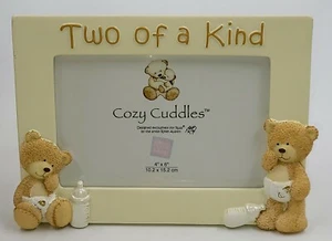 COZY CUDDLES TWO OF A KIND 4X6 PHOTO FRAME [RUSS] - Picture 1 of 2