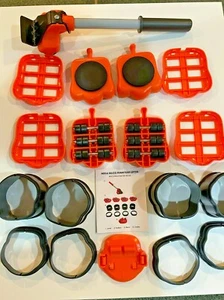 Furniture Mover 18 piece Mega Movers set Orange Perfect condition lifter rolle - Picture 1 of 7