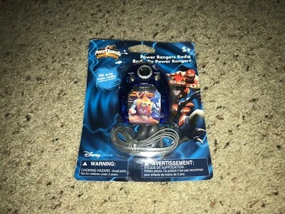 Radio FM portátil personal Power Rangers Dino Thunder Disney Store *¡NUEVA/SELLADA!* Foto 1 de 2