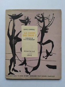 Lewis CARROLL " La vision des trois T " E.O. 1/25 Hors Commerce, Fontaine 1945 - Picture 1 of 1