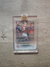 2022 Topps Clearly Authentic Jake McCarthy RC Auto On Card Diamondbacks