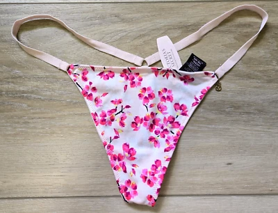 NUEVO CON ETIQUETAS Bragas Vintage Victoria's Secret Talla Única Sexy Sedoso Suave Dije Tanga en V Foto 1 de 3