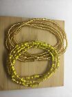 2 Pc Handcrafted Waist Beads Jewelry African Bohemia Bracelets Anklet New 2439