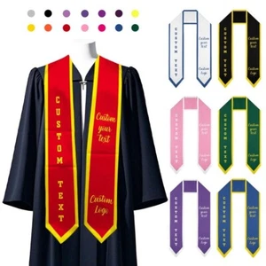 Estola de Graduación Personalizada con Logo, Estola Gradute Personalizada con Tu Diseño - Imagen 1 de 10