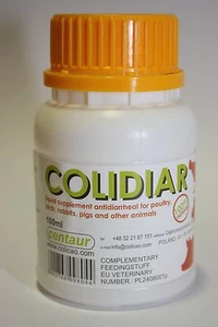 COLIDIAR - GASTRIC IMMEDIATE HELP !!! FOR POULTRY, RABBITS, PIGS AND OTHERS - Picture 1 of 2