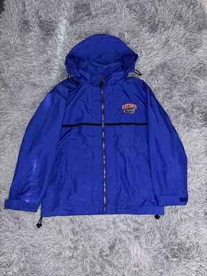 Jaqueta corta-vento masculina azul Florida Gators Gear For Sports com capuz média - Imagem 1 de 4