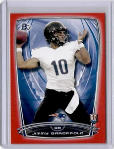 2014 Bowman - Rookies Jimmy Garoppolo Rookie Numbered #'d #105 /199 (RC) - Picture 1 of 2
