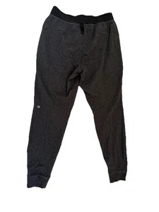 Lululemon At Ease Joggers Men’s Size M Heathered Black - Picture 1 of 10