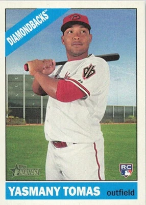 2015 Topps Heritage High Number SP #705 Yasmany Tomas Arizona Diamondbacks RC — 第 1/2 张图片